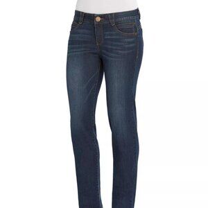 Democracy Women's "Ab"Solution Mid Rise Straight Leg Jeans